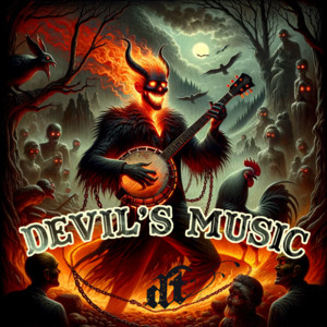 😈🪕 Devil's music 🪕😈 cover art